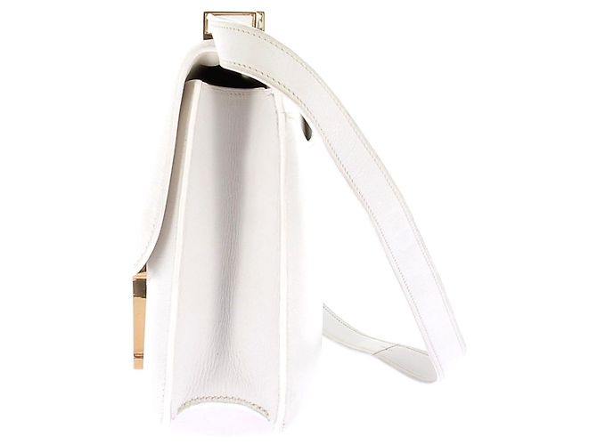 Trim Hermès Umhängetasche "Constance" Weiß - Ansicht 4