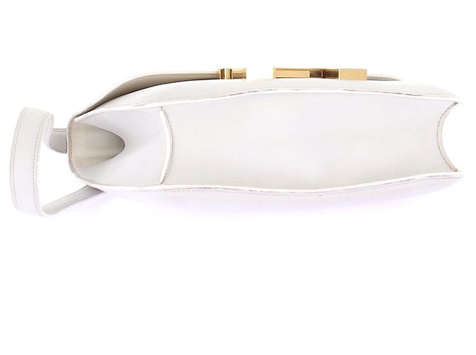 Trim Hermès Umhängetasche "Constance" Weiß - Ansicht 6
