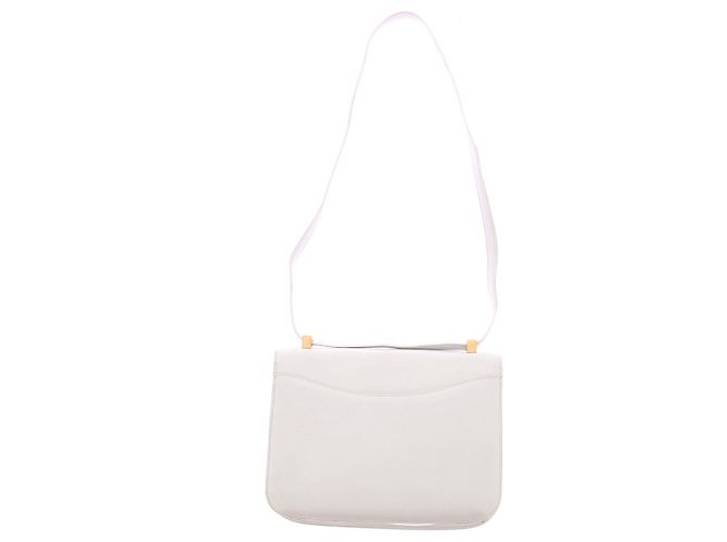 Trim Hermès Umhängetasche "Constance" Weiß - Ansicht 9