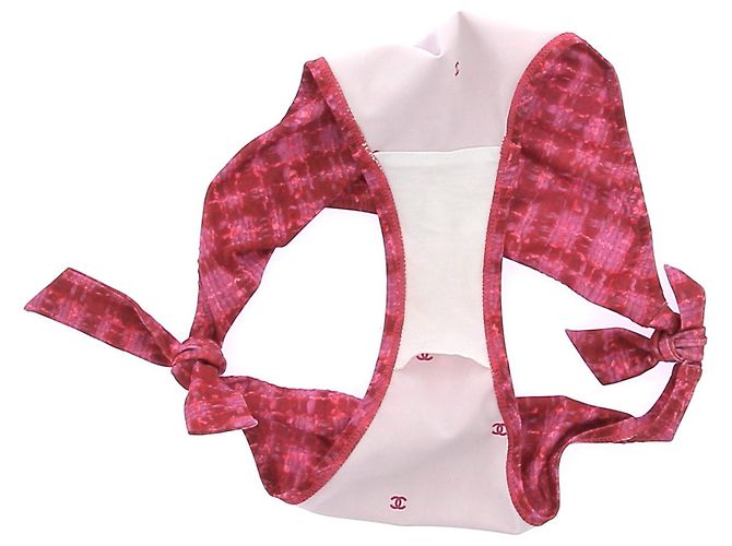 Chanel Parte de baixo de biquíni rosa - vista 5