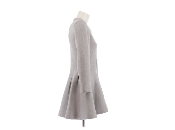 Christian Dior Wollkleid kurz grau - Ansicht 3