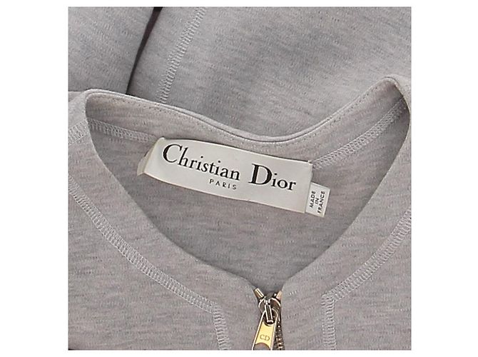 Christian Dior Wollkleid kurz grau - Ansicht 7
