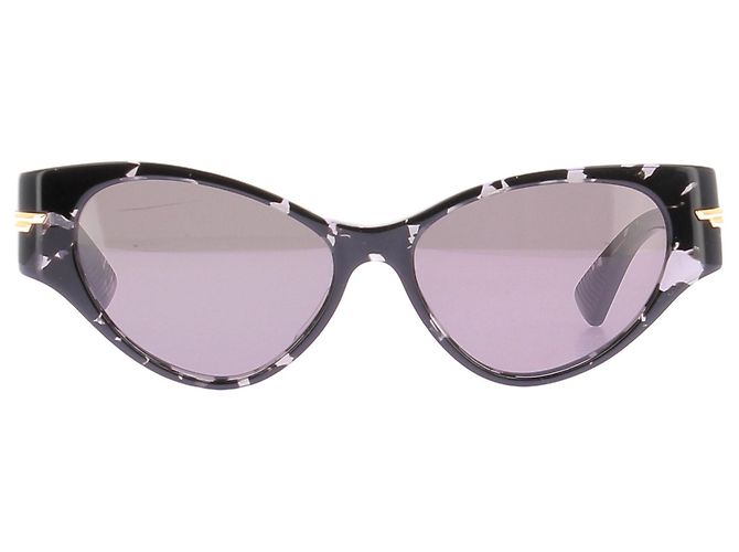 Bottega Veneta Graue Schildpatt-Sonnenbrille - Ansicht 2