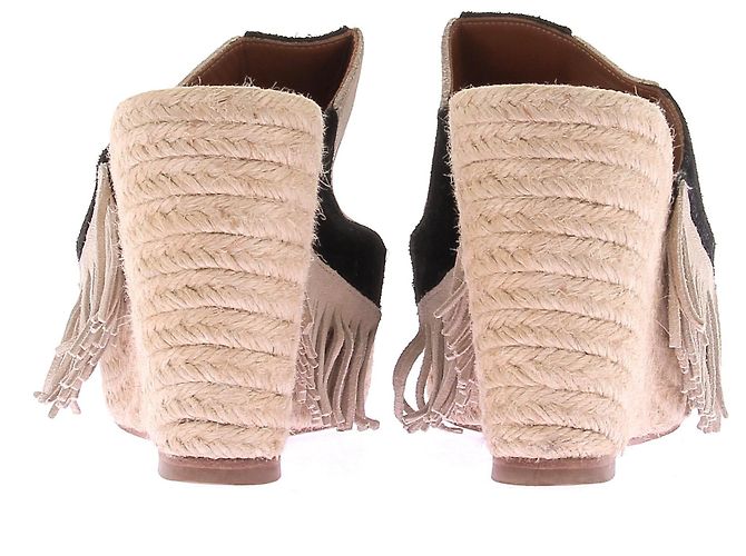 Chloé Mule espadrillas in lino intrecciato Beige - vista 5