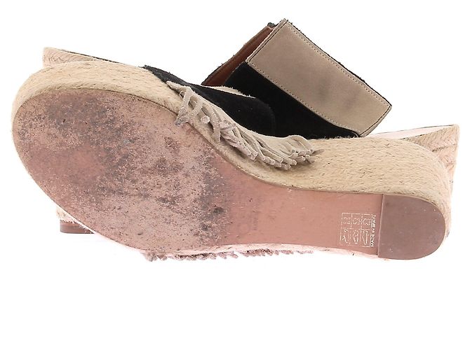 Chloé Mule espadrillas in lino intrecciato Beige - vista 7