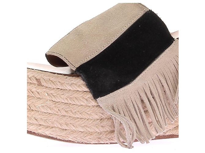 Chloé Mule espadrillas in lino intrecciato Beige - vista 8