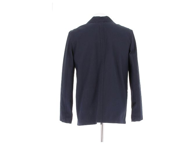 Kenzo Camicia in lana blu navy L - vista 2
