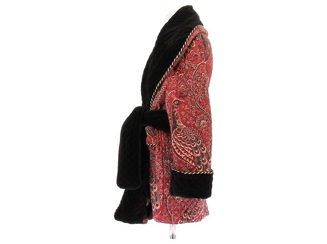 Laurence Bras Chaqueta de lana estampada Roja - vista 4