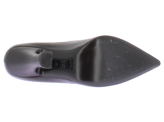 The Kooples Schwarze Lederpumps mit silberner Kette - Ansicht 7