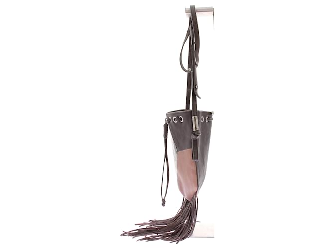 Ba&Sh Borsa Bourse "Sparrow S" Marrone - vista 4