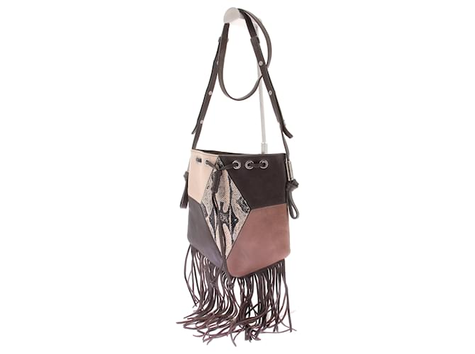 Ba&Sh Borsa Bourse "Sparrow S" Marrone - vista 5