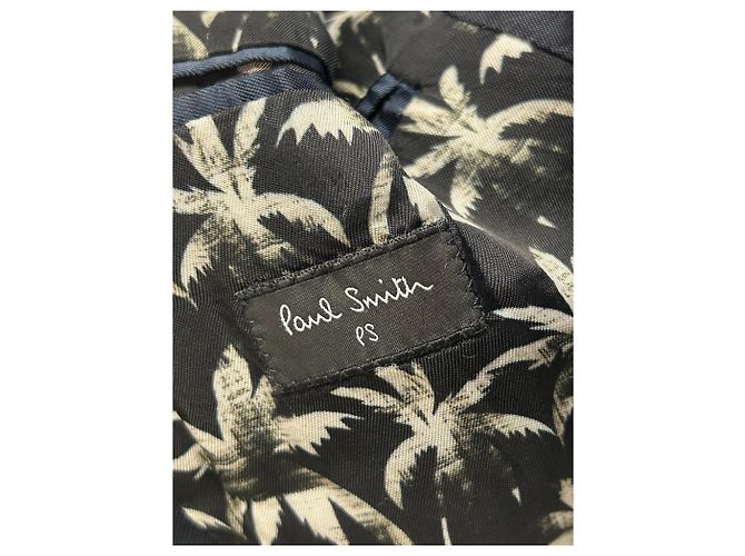 Paul Smith Blazer en laine marine Bleu Marine - vue 7