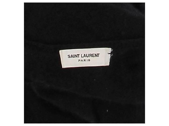 Saint Laurent Wollpullover mit langen Ärmeln Schwarz - Ansicht 5