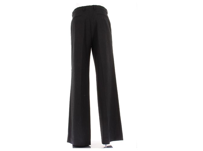 Dries Van Noten Wollhose Grau - Ansicht 2