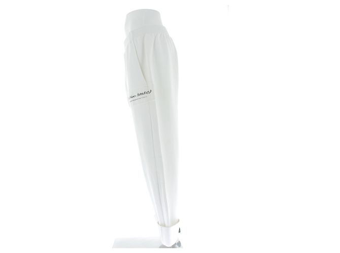 Pantalones anchos blancos de algodón Mm6 - vista 4