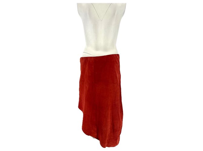 Massimo Dutti Falda de ante roja - vista 2