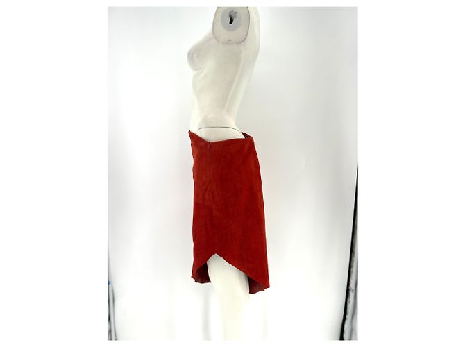 Massimo Dutti Falda de ante roja - vista 4