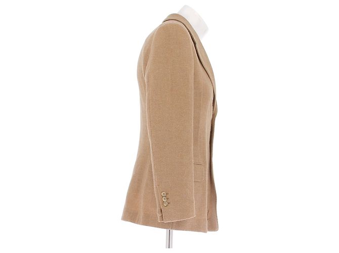 Yves Saint Laurent Wolljacke beige - Ansicht 3