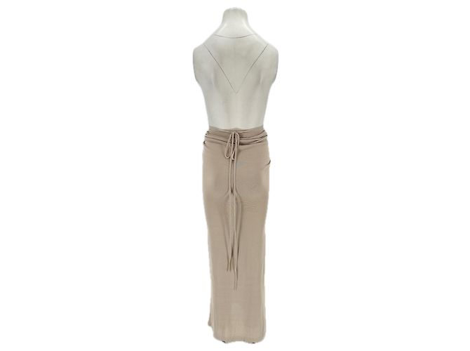 Autre Marque Falda de punto beige AYA MUSE - vista 2