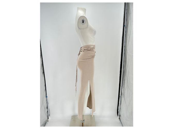 Autre Marque Falda de punto beige AYA MUSE - vista 3