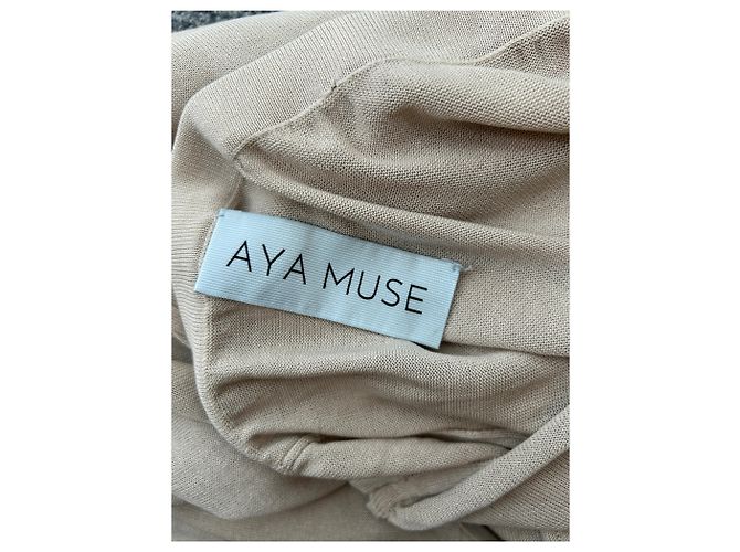 Autre Marque Falda de punto beige AYA MUSE - vista 6