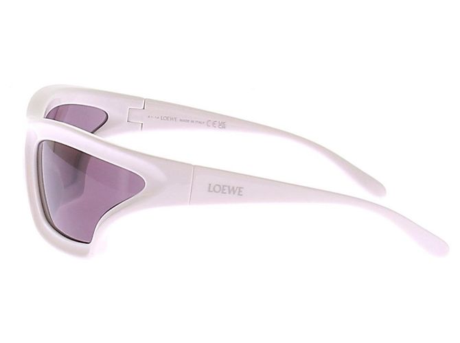Loewe Occhiali da sole bianchi Bianco - vista 3