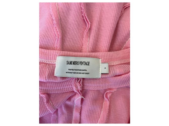 Autre Marque Vestido rosa asimétrico - vista 5