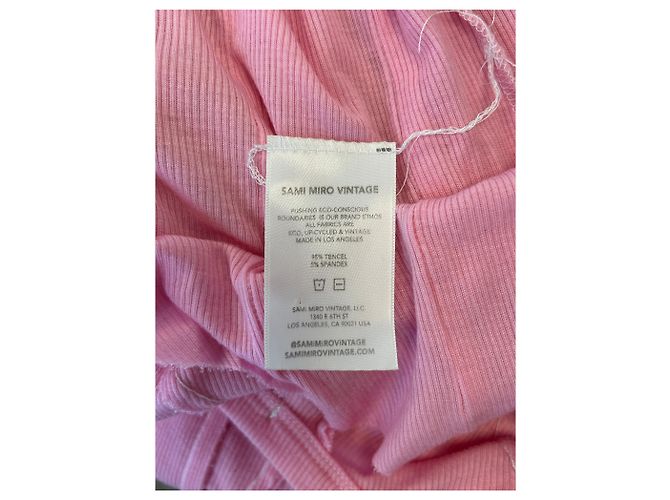 Autre Marque Vestido rosa asimétrico - vista 6