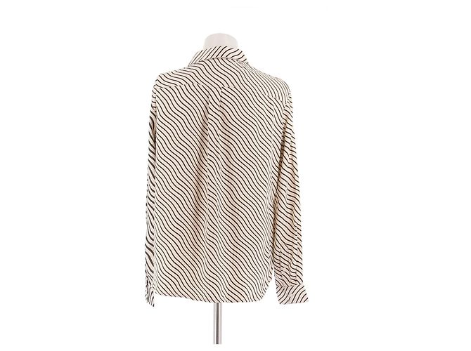 Camicia a righe French Connection crema e nera XXS Beige - vista 2