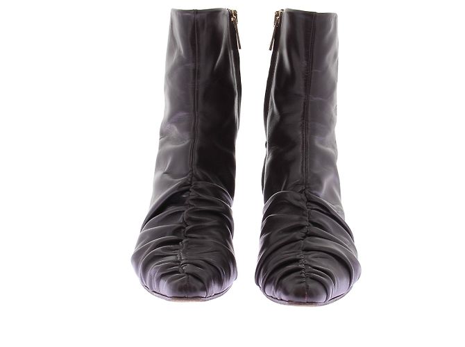 Autre Marque Botines de tacón "Minna" Burdeos - vista 4