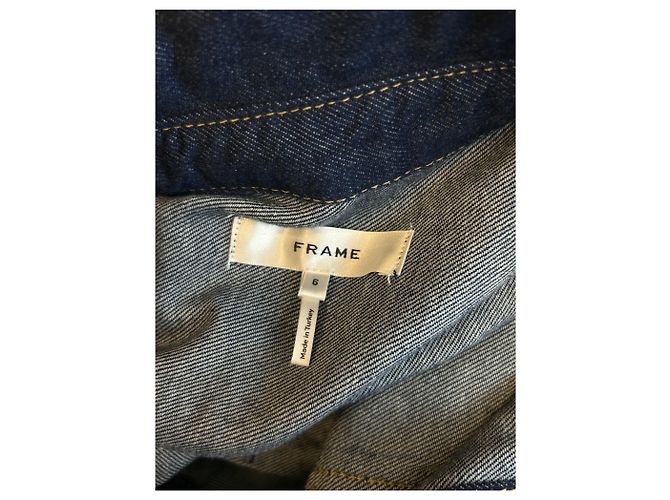 Frame Denim Blaue Denim-Kleid - vista 5