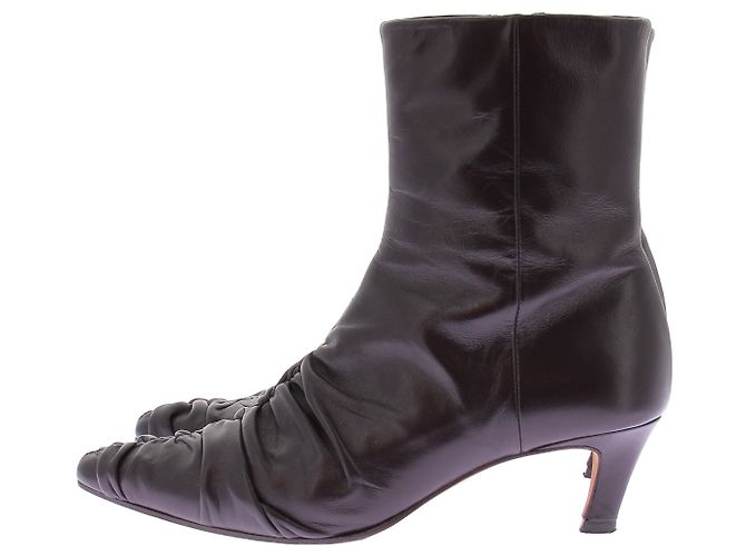 Autre Marque Botines de tacón "Minna" Burdeos - vista 3