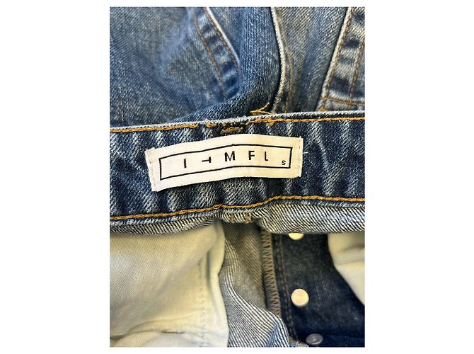 Autre Marque Jeans blu con buchi IN THE MOOD FOR LOVE - vista 3