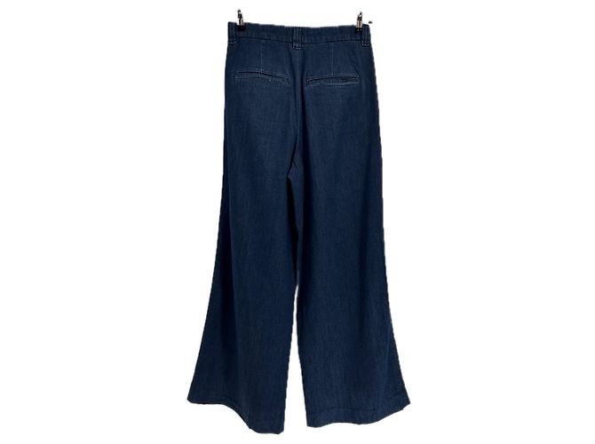 Autre Marque Pantalón marino efecto denim Azul marino - vista 2