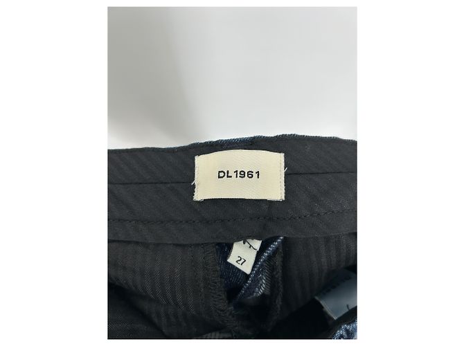 Autre Marque Pantalón marino efecto denim Azul marino - vista 3