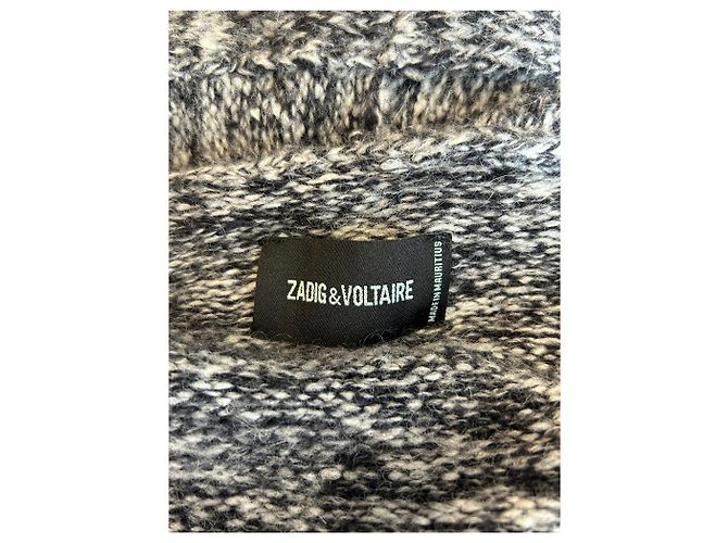 Zadig & Voltaire Cardigan aus Wolle Grau - Ansicht 5