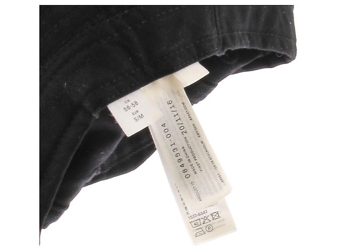 Autre Marque Cappello Bob ARKET nero in cotone - vista 10