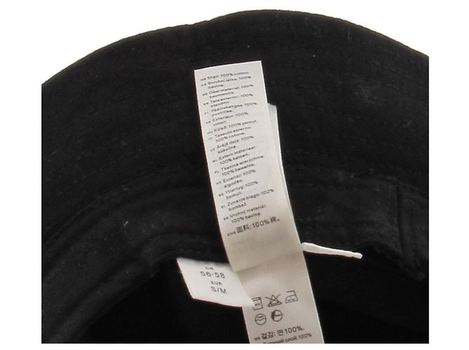Autre Marque Cappello Bob ARKET nero in cotone - vista 9