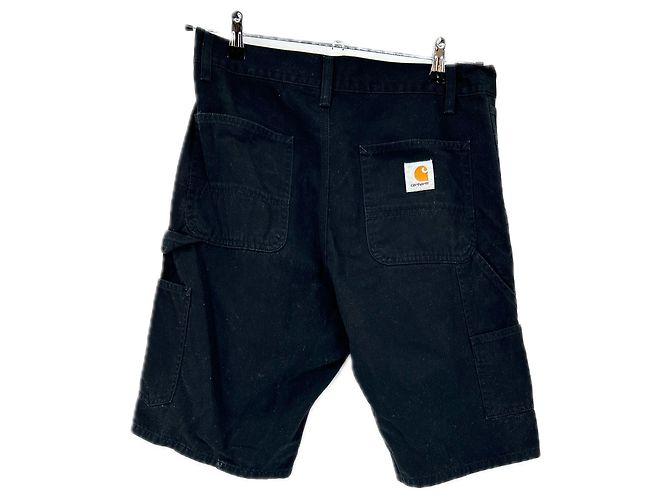Autre Marque Bermuda CARHARTT in cotone nero - vista 2