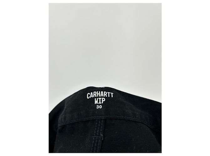 Autre Marque Bermuda CARHARTT in cotone nero - vista 3