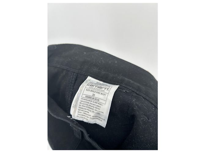 Autre Marque Bermuda CARHARTT in cotone nero - vista 4