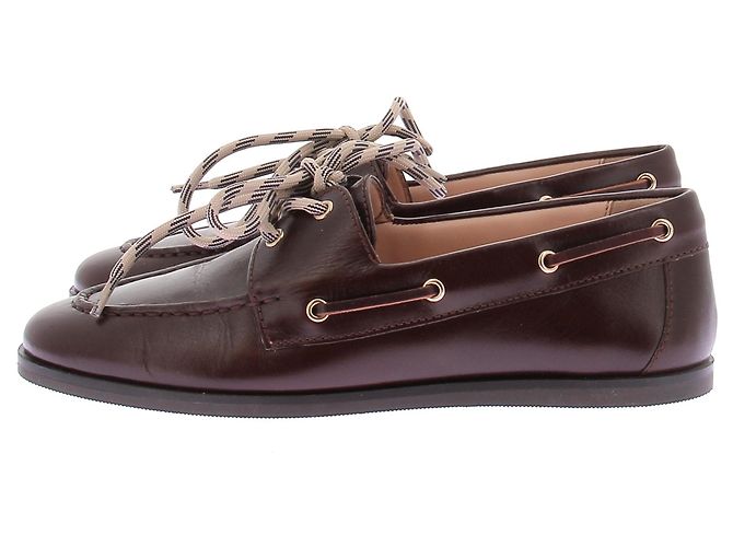 J.Crew Mocasines de cuero burdeos - vista 2