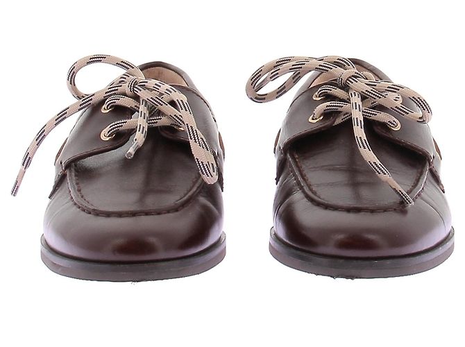 J.Crew Mocasines de cuero burdeos - vista 4