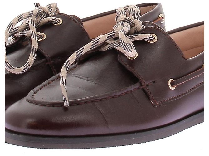 J.Crew Mocasines de cuero burdeos - vista 6
