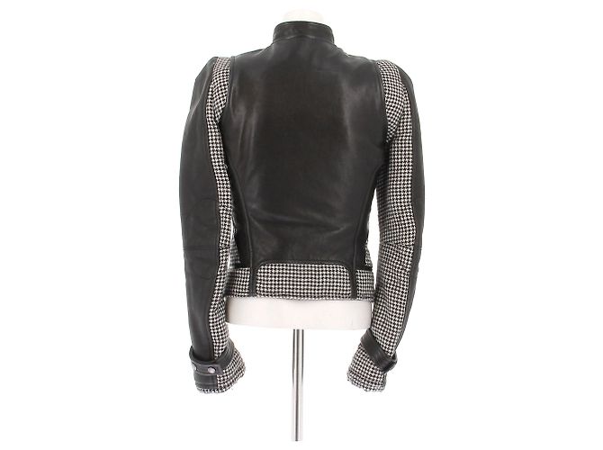 Balenciaga Chaqueta de cuero Negro - vista 2