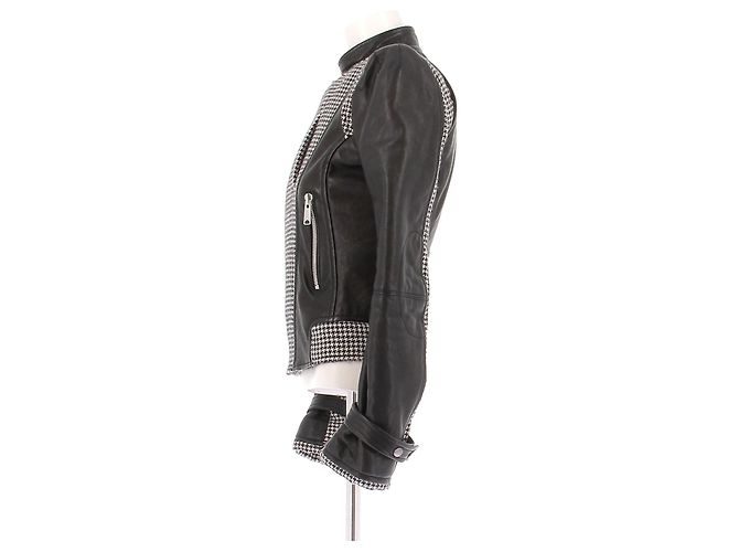 Balenciaga Chaqueta de cuero Negro - vista 4