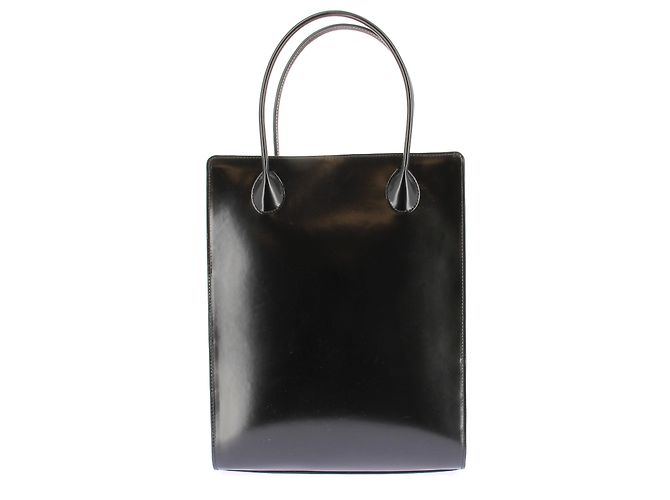 Autre Marque Bolso rectangular Jane LIÉ STUDIO de cuero negro - vista 2