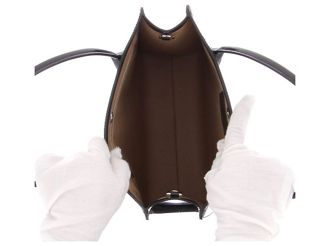Autre Marque Bolso rectangular Jane LIÉ STUDIO de cuero negro - vista 7