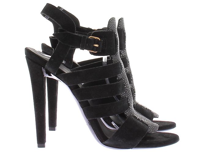 Décolleté Balenciaga in camoscio nero 39 - vista 2