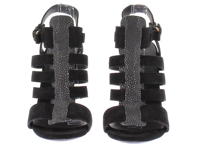 Décolleté Balenciaga in camoscio nero 39 - vista 4